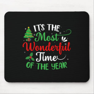 Christmas Trees It's The Most Wonderful Time Of Th Mouse Pad