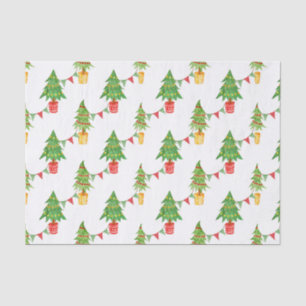 Christmas Trees, Lights and Decorations Tissue Paper