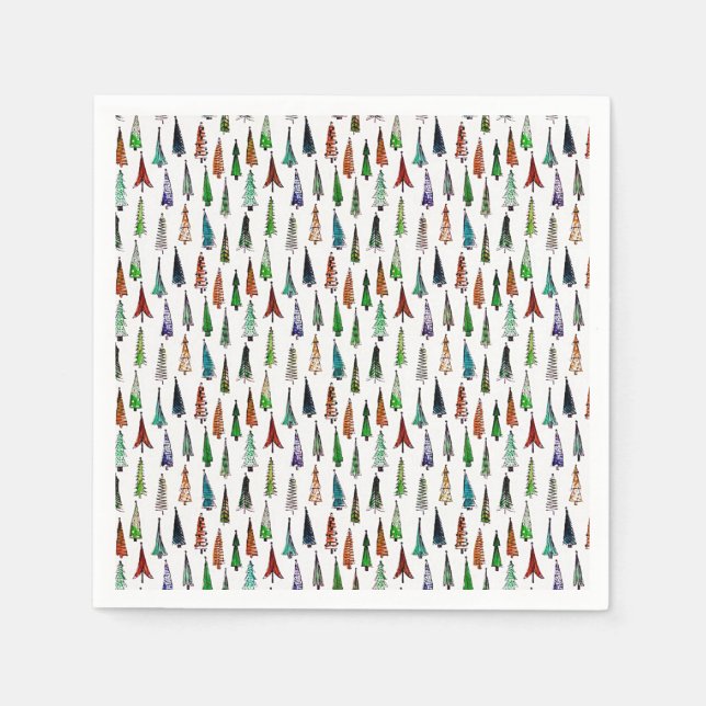 Christmas trees  napkin (Front)