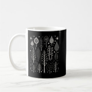 Christmas Trees Outdoors Nature Forrest Art Graphi Coffee Mug