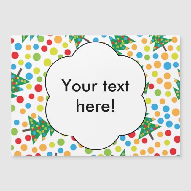 Christmas trees pattern (Front)