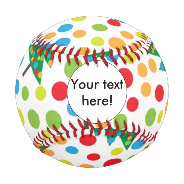 Christmas trees pattern baseball (Front)