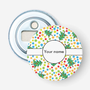 Christmas trees pattern bottle opener