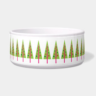 Christmas Trees Pet Bowl