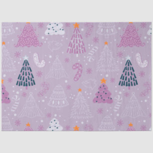 Christmas Trees Reindeer Candy Canes Christmas Tissue Paper