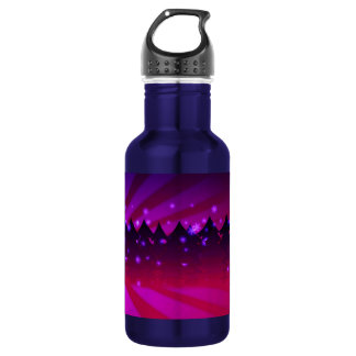 Christmas Trees Shades of Purple 532 Ml Water Bottle