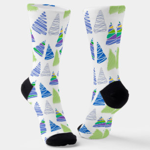 Christmas Trees Socks