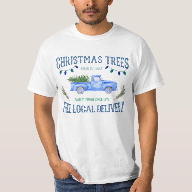 CHRISTMAS TREES T-Shirt (Front)