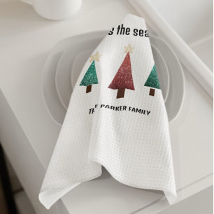 Christmas Trees Tea Towel