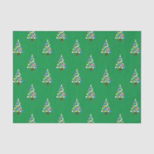 Christmas Trees Tissue Paper