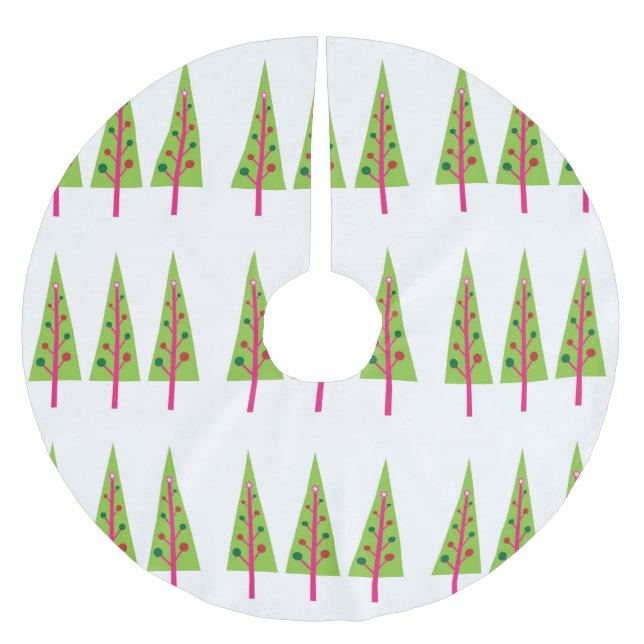 Christmas Trees Tree Skirt (Front)