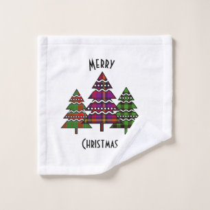 Christmas Trees              Wash Cloth