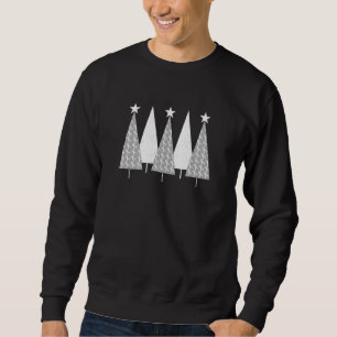 Christmas Trees - White Ribbon Sweatshirt