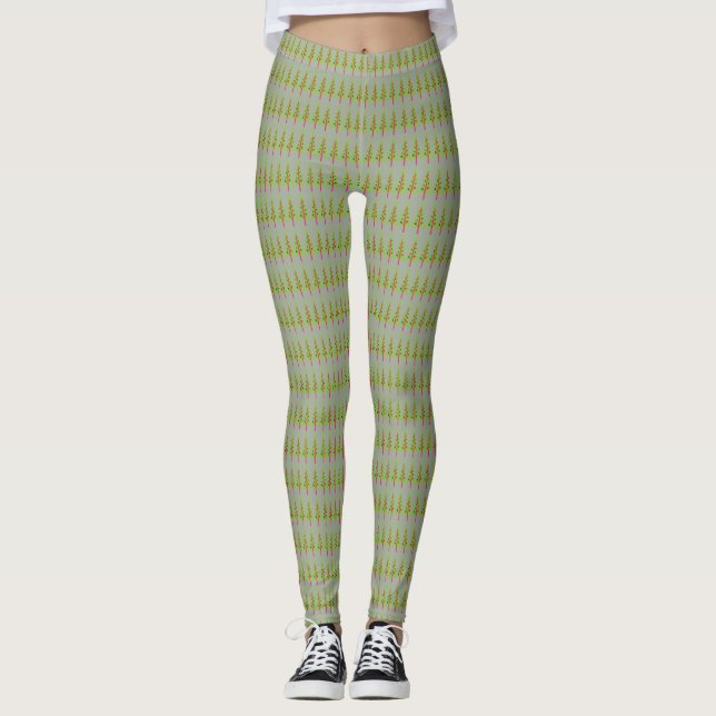 Christmas Trees Women's Leggings (Front)