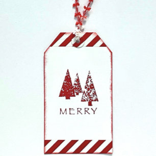 Christmas Trees Wood Art Stamp