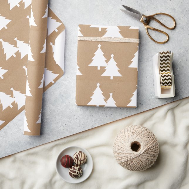 Christmas Trees Wrapping Paper (Crafts)