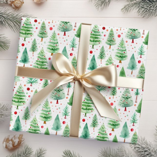 Christmas Trees Wrapping Paper (Creator Uploaded)