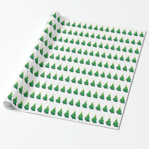 Christmas Trees Wrapping Paper