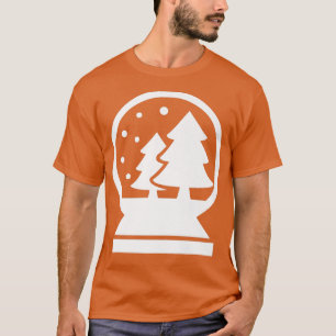Christmas Trendy Drawing Snow Globe T-Shirt