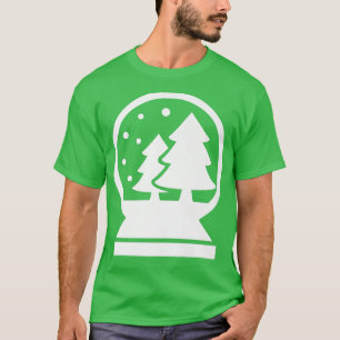 Christmas Trendy Drawing Snow Globe T-Shirt