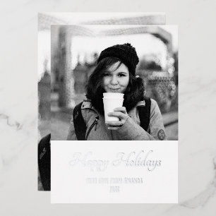 Christmas Trendy Script Two Side Photo