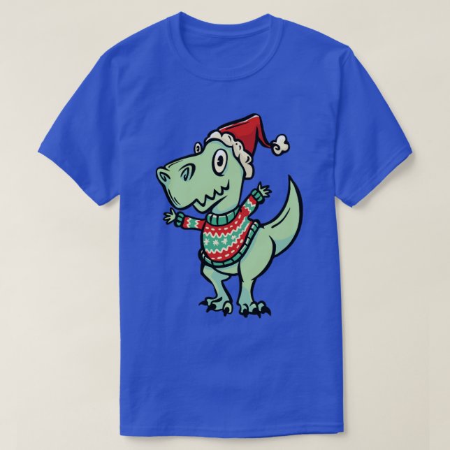 Christmas trex sweater (Design Front)