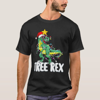 Christmas Trex Tree Rex Christmas Eve Pajama For B T-Shirt