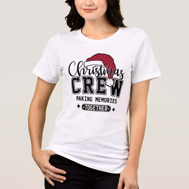 christmas Tri-Blend shirt (Front)