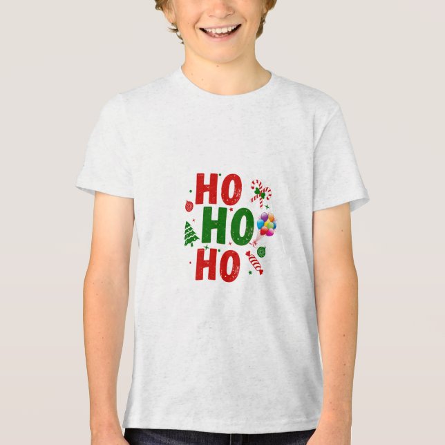 christmas Tri-Blend shirt (Front)