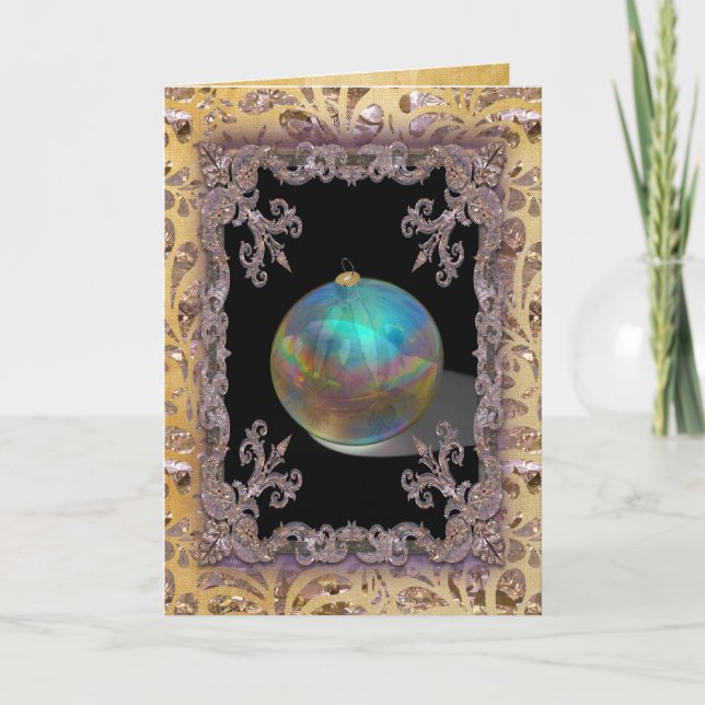 Christmas  Trimmings Victorian Holiday Card (Front)