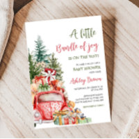 Christmas Truck Bundle of Joy Baby Shower