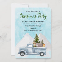 Christmas Truck Carrying Trees & Animals Party