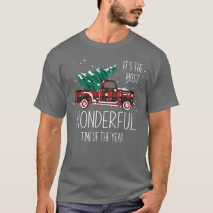 Christmas Truck Its The Most Wonderful Time Of The T-Shirt