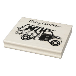 Christmas Truck Stamp