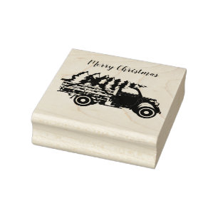Christmas Truck Stamp