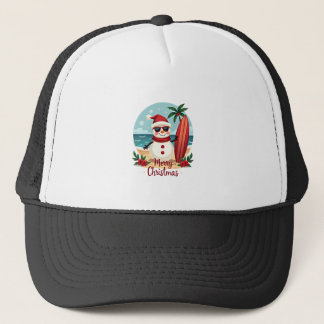 christmas trucker hat