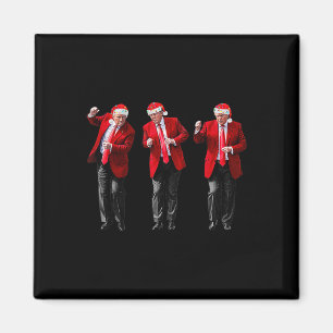Christmas Trump Dancing Santa Trump Dance Magnet