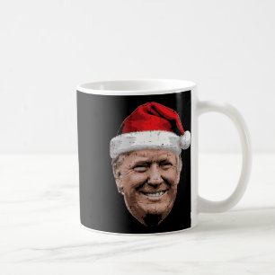 Christmas Trump Face Santa Funny Xmas Meme Men Wom Coffee Mug