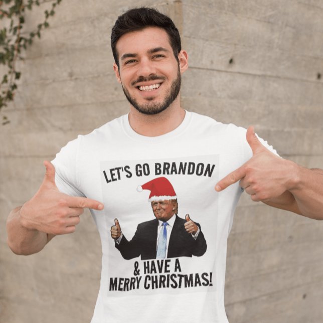 CHRISTMAS TRUMP LET'S GO BRANDON T-SHIRTS TEES (Creator Uploaded)