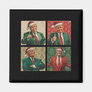 Christmas Trump, Merry Vibes, My President, 2024 T Magnet