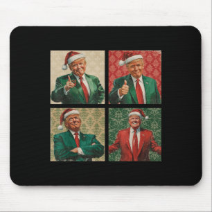 Christmas Trump, Merry Vibes, My President, 2024 T Mouse Pad