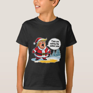 Christmas Trump Santa Claus They Are Eating The Ye T-Shirt
