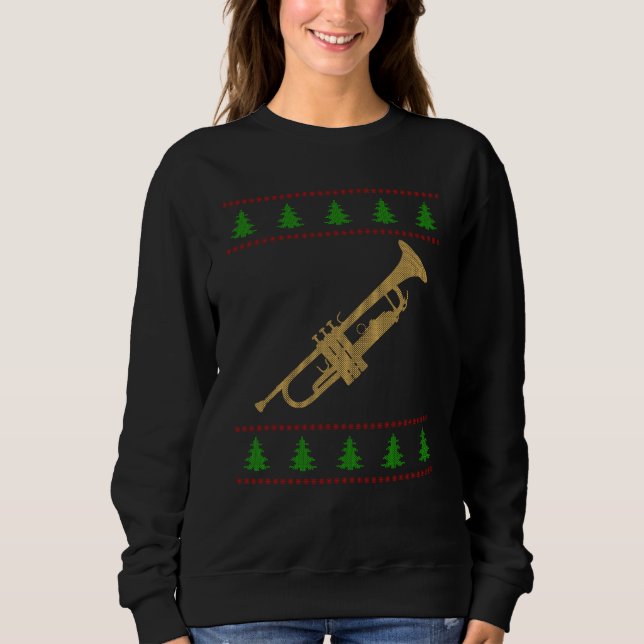 Christmas Trumpet Gift Sweatshirt (Front)