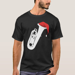 Christmas Tuba Shirt - Santa Tuba for Band Player