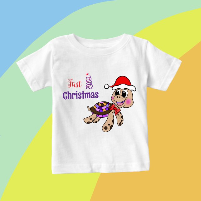 Christmas turtle baby T-Shirt (Creator Uploaded)
