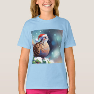 Christmas Turtle Dove 2 T-Shirt