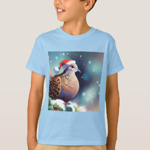 Christmas Turtle Dove 2 T-Shirt