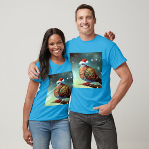 Christmas Turtle Dove 3 T-Shirt
