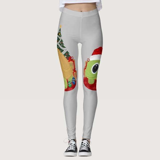 Christmas Turtle Leggings (Front)