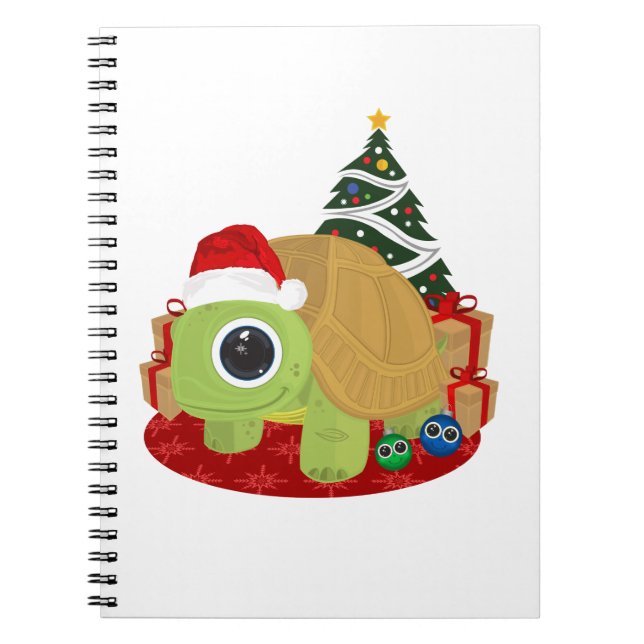 Christmas - Turtle Spiral Notebook (Front)